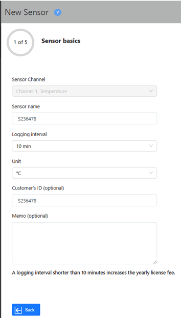 ECOLOG-PRO Radio_Configure new sensor