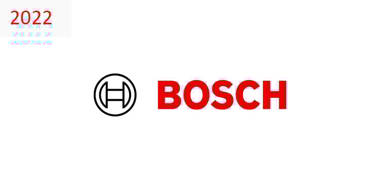 2022 Red Brand Logo of Bosch