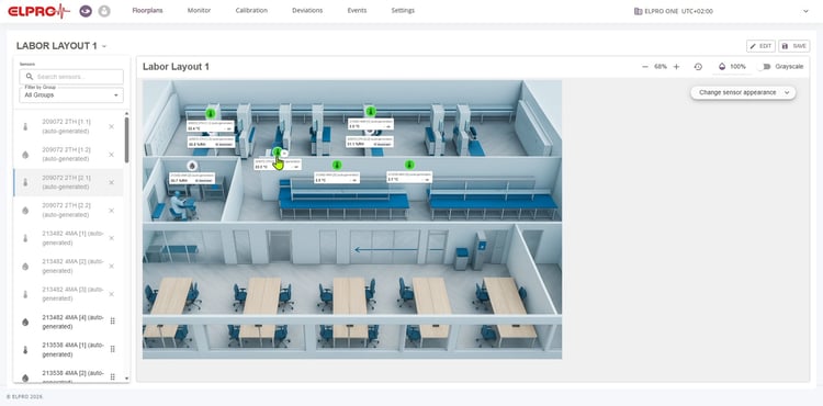 elproMONITOR Floorplan