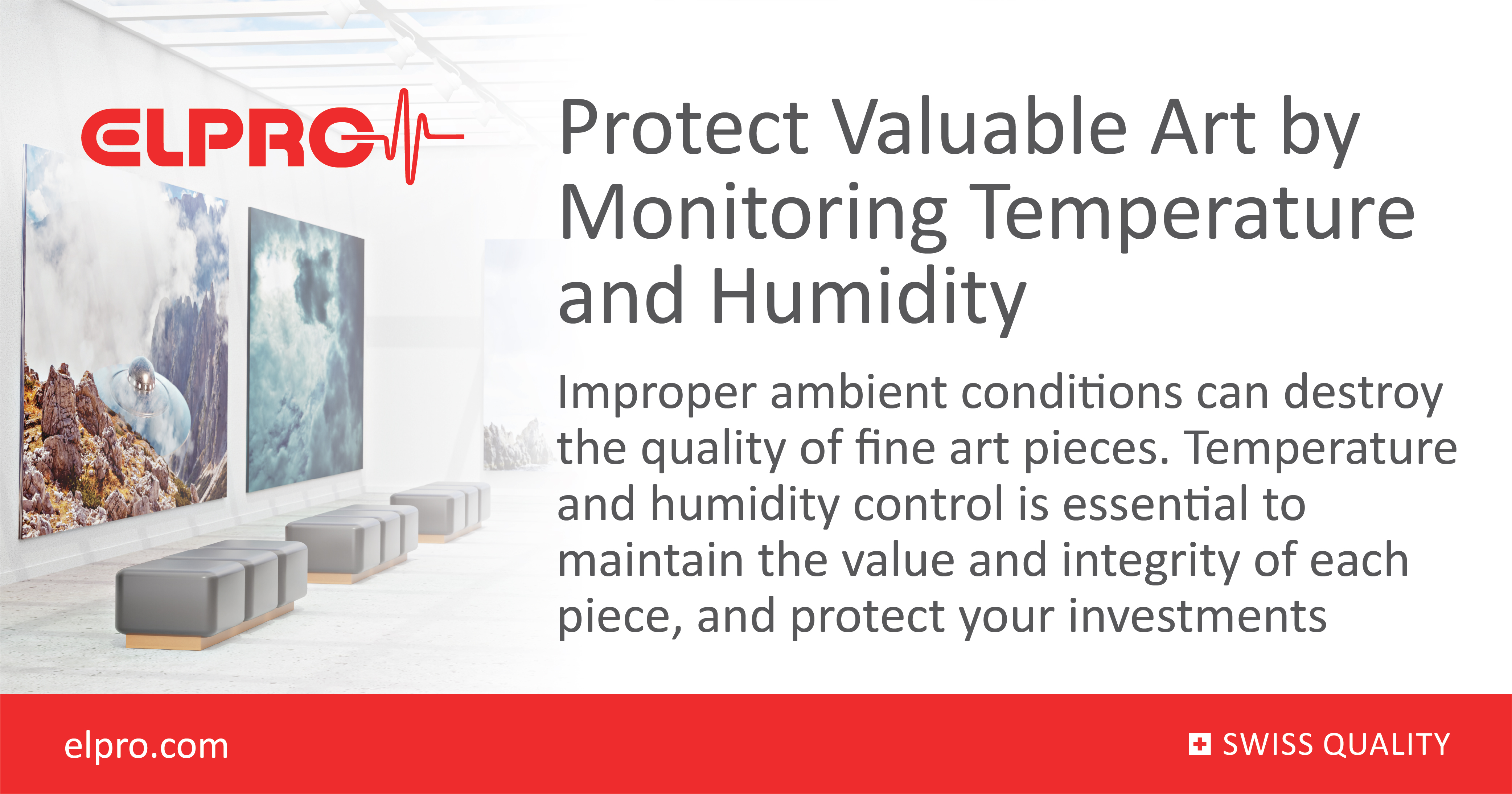 Temperature And Humidity Monitoring Data Systems For Museums And Art Galleries Elpro