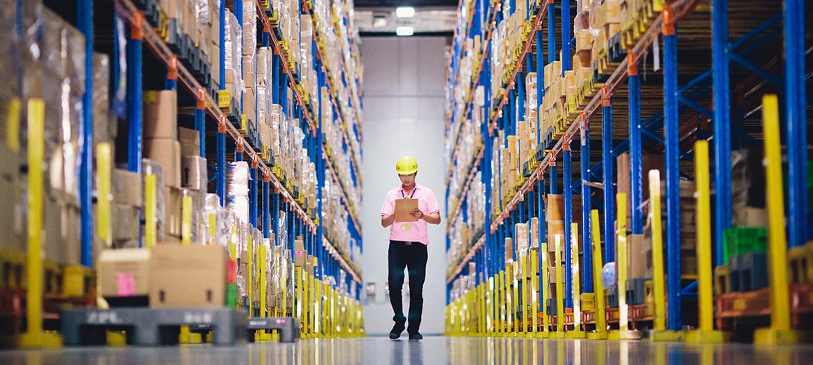 Employee in Warehouse